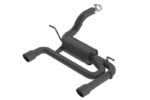 Borla 2018 Jeep Wrangler JL/JLU 3.6L 2DR/4DR S-Type SS Axle Back Black Coated Exhaust w/3.5in Tips - Image 2