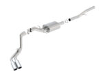 Borla 14 Silv/Sierra 1500 EC Std/CC Short 143.5in WB S-Type Dual Rolled Side Exit Cat-Back Exhaust - Image 5