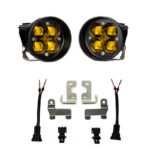 Baja Designs 2016+ Toyota RAV4 Squadron Fog Light Pocket Kit -Amber