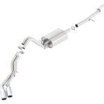 Borla Touring Cat Back 15-16 Chevy Suburban 5.3L V8 2.75in, 2.25in Dual Same Side Exit 4in Tips