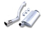 Borla 00-06 Jeep Wrangler Sport/SE/X/Rubicon Sahara 2.5L/4cyl 4.0L/6cyl SS Catback Exhaust - Image 2