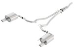 Borla S Type Cat Back 15-17 Ford Mustang 2.3L EcoBoost MT/AT 2.25in pipe 4in tip - Image 3