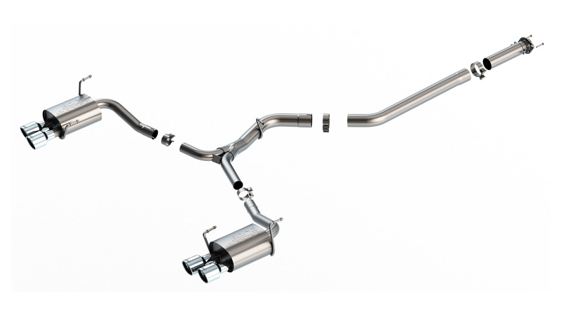 1075bbdc4d1e3b7db03b8bfdebb0a7ecL Borla 2022 Subaru WRX 2.4L Turbo AT/MT AWD S-Type Catback Exhaust Polished Tips - Image 1