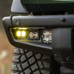 Baja Designs 21-22 Ford Bronco w/Steel Bumper S2 SAE Pro Fog Pocket Light Kit - Clear - Image 2