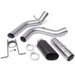 Banks Power 17+ GM Duramax L5P 2500/3500 Monster Exhaust System - SS Single Exhaust w/ Black Tip - Image 2