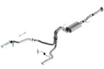 Borla F-150 2021 5.0L 2dr RC SB (122.8 WB) XL/XLT 3/2.25 SRE Cat-Back S-Type Chrome Tips