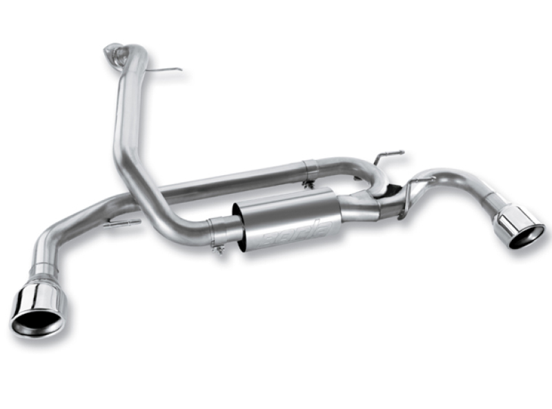 1f2cd48780e958bb74d90ada338c7754 Borla 10-13 Mazda 3/Mazdaspeed 3 2.5L/2.3L Turbo FEW MT Hatchback SS Exhaust (rear section only) - Image 1