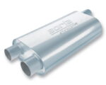 Borla Universal Oval Transverse Single 3in Inlet/2.5in Outlet 19in x 10.25in x 5.5in Turbo Muffler - Image 3