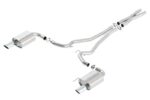 Borla Atak S Cat-Back 15-17 Ford Mustang GT 5.0L V8 MT/AT 2.5in pipe 4in tip - Image 3