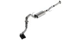 Borla F-150 2021 5.0L 2dr RC SB (122.8 WB) XL/XLT 3/2.25 DSE Cat-Back S-Type Black Chrome Tips - Image 2