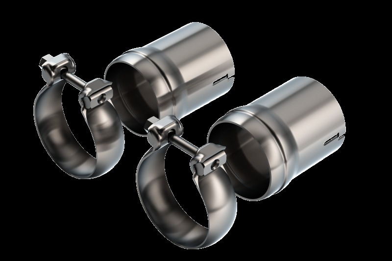 25111ac2fffcd8bffdd1017af9aadd70L Borla 18-22 Dodge Charger R/T 5.7L V8 T-304 Stainless Steel Ball Flare Tip Adapter - Brushed - Image 1