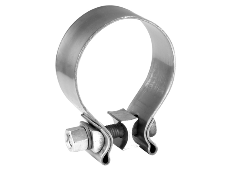 295652a2e1e7301a02cc266f02d06299-1 Borla 4in T-304 Stainless Steel AccuSeal Single Bolt Band Clamp - Image 1