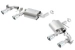 Borla 16 Chevy Camaro SS 6.2L w/ Dual NPP Atak Quad RD RL Tips Dual Exit Rear Section Exhaust - Image 3
