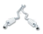 Borla 07-08 BMW 335i coupe/sedan aggressive catback exhaust system - Image 2