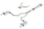 Borla Atak Cat-Back 15-17 Ford Mustang GT 5.0L V8 MT/AT 3in pipe 4in tip - Image 3
