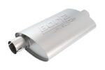 Borla Universal Center/Offset Oval 2.5in Tubing 19in x 4in x 9.5in PRO-XS Notched Muffler - Image 3