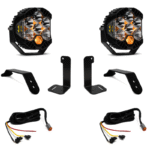 Baja Designs 2018+ Jeep JL/JT Dual LP6 Auxiliary Light Kit w/Upfitter