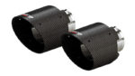 Borla 15-24 Dodge Charger V8 / 2023 Chrysler 300C T-304 SS Tips 5in Outlet - Carbon / Black Anodized - Image 2