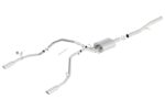 Borla 14 Silv/Sierra 1500 EC Std/CC Short 143.5in WB Touring Single Split Rear Exit Cat-Back Exhaust - Image 3