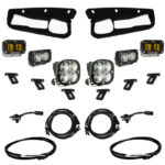 Baja Designs 21-22 Ford Bronco w/Steel Bumper S2 SAE Pro Fog Pocket Light Kit - Amber - Image 2