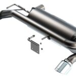 Borla 21-22 Ford Bronco 2.7L V6 4WD S-Type Axle Back Exhaust w/ Bright Chrome Tips