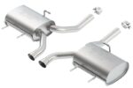 Borla 11-14 CTS Coupe V6 3.6L AT RWD/AWD Dual Ctr Rear Exit Touring Exhaust (REAR SECTION ONLY) - Image 4