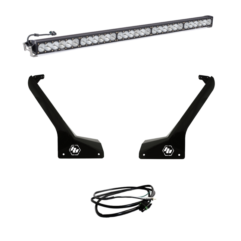 4bb4fa2173901b033e6f0597e3c1d9f9 Baja Designs 2018+ Jeep Wrangler JL/JT OnX6+ 50in Roof LED Light Bar Kit w/ Upfitter - Image 1