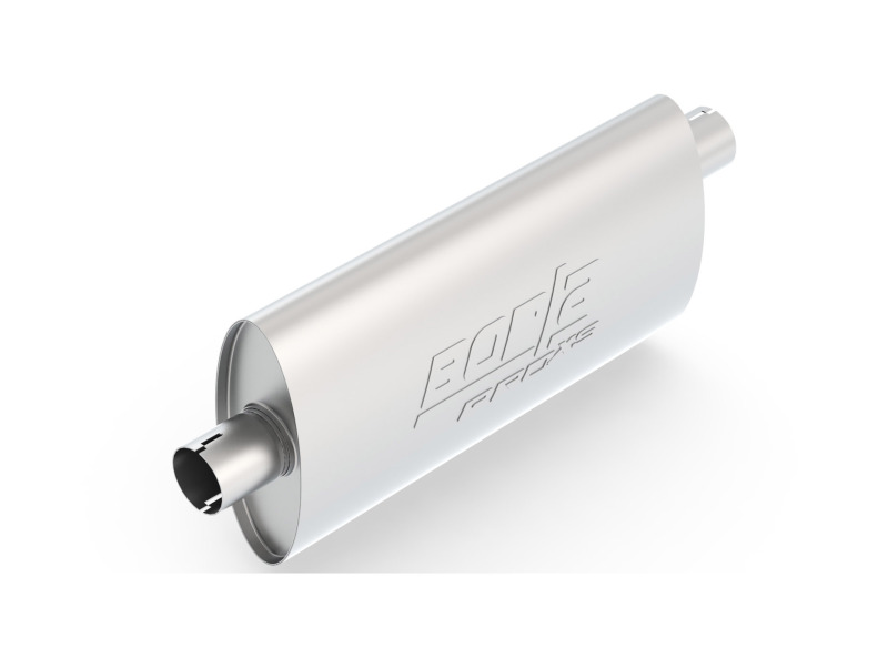 5243754058082bf5938b197bc6a74d9d Borla Pro-XS 2.25in Tubing 19in x 4in x 9.5in Oval Notched Center/Offset Muffler - Image 1