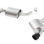 Borla 2016 Chevy Camaro SS V8 AT/MT ATAK Rear Section Exhaust w/o NPP Valves Ceramic Black