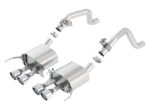Borla 14-15 Chevy Corvette C7 w/ AFM w/o NPP S Type Rear Section Exhaust Quad Rd RL Tips - Image 2