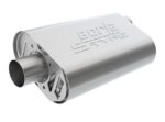 Borla CrateMuffler SBC Hot 350/383 2.5 inch Offset/Center 14in x 4.35in x 9in Oval Atak Muffler - Image 4