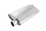 Borla Universal Pro-XS 3in Inlet//Outlet Offset/Offset 14x9 1/2 x 4 Muffler - Image 2