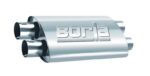 Borla 2.25in Dual In/Out 19in x 9.5in x 4in Turbo XL Muffler - Image 2