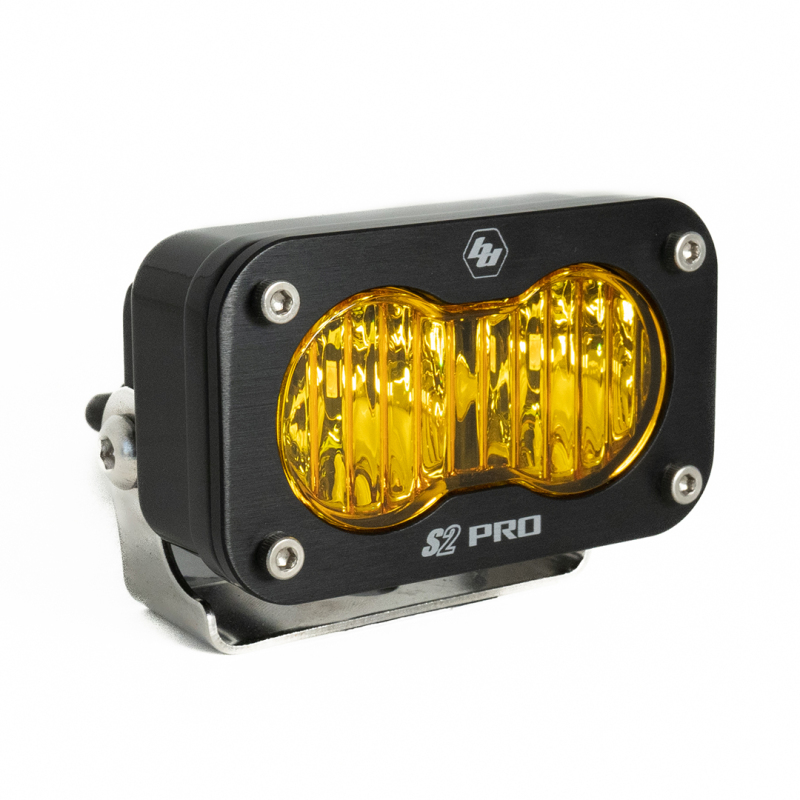 5f71acc22373f1e1217ec87517c2ab87L Baja Designs S2 Pro Wide Cornering Pattern LED Light - Amber - Image 1