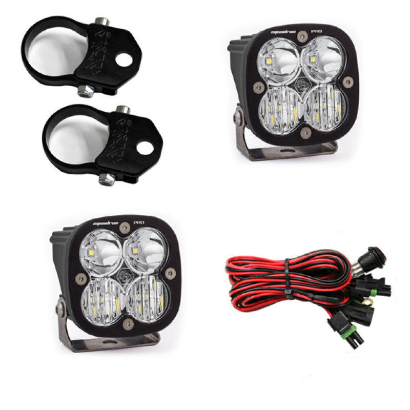 62f8e96772f91f480269220eccb05dbf Baja Designs Squadron Pro LED Light Pods Kit w/A-Pillar Mounts/1.75in Harness - Image 1