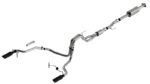 Borla F-150 2021 5.0L 4dr CC SB EC STB Lariat/KR/Pltnm/LTD 3/2.25 SRE Cat-Back S-Type Black CHR Tips - Image 2
