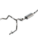 Borla 2024 Chevrolet/GMC 1500 ZR2 & AT4X 6.2L V8 4WD 4DR Touring Catback Exhaust w/ Turndown Tips
