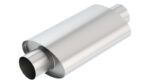 Borla XR-1 Multi-Core 3in Ctr-Ctr Oval 16in x 4.25in x 7.88in Rotary Engine Equipped Racing Muffler - Image 3
