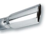 Borla 4in Inlet 5in Round Rolled Angle Cut w/ Clamp x 14in Long Exhaust Tip - Image 2