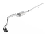 Borla S-Type Cat-Back 14-15 Sierra 1500 Std Bed/CC Short Bed 143.5in WB Side Exit Exhaust Black Tips