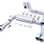 Borla 98-01 CAMARO/TRANS AM 5.7L V8 AT/MT Catback Exhaust Quad Tips