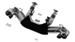 Borla 2020 Chevrolet Corvette C8 6.2L ATAK 3in Exhaust System Dual Round Angle Cut Carbon Fiber Tips - Image 2