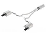 Borla 15-17 Ford Mustang EcoBoost 2.3L EC-Type Cat Back Single Round 4.0in OD 9.5in L Tips Exhaust - Image 2