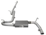 aFe Scorpion 2-1/2in Aluminized Steel Cat Back Exhaust 07-17 Jeep Wrangler V6-3.6/3.8L (4 Dr) - Image 3