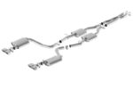 Borla 15-16 Dodge Challenger R/T 5.7L Dual Rectangle Angle Cut Dual Split Rear Exit S-Type Exhaust - Image 3
