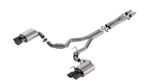 Borla 2024 Ford Mustang GT 5.0L V8 w/ Active Exhaust S-Type Cat-Back Exhaust System - Black Chrome