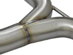 aFe POWER Takeda 16-17 Honda Civic I4-1.5L (t) 2.5-2.25in 304 SS CB Dual-Exit Exhaust Blue Tips - Image 5