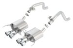 Borla 14-15 Chevy Corvette C7 w/ AFM w/o NPP S Type Rear Section Exhaust Quad Rd RL Tips - Image 3