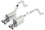 Borla 06-13 Chevy Corvette C6 ZO6/ZR1 Manual Trans S-Type II Rear Section Exht Dual Rd Rolled Tips - Image 2