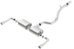 Borla 14-16 Audi A3 Quattro 2.0L Turbo AT/MT RWD 4DR S-Type Cat-Back Exhaust Single Split Rear Exit - Image 2
